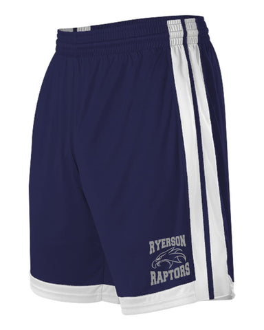 Ryerson School Navy JERZEES - NuBlend® Sweatpants - 973BR w/ RAPTORS Design Down Left Leg