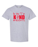 heights sport gray short sleeve tee w/ be the 