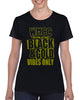 WMCC Black Short Sleeve Tee w/ Black & Gold Vibes Only Design on Front.