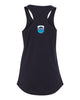 skyline lakes next level - women's ideal racerback tank - 1533 w/ shield logo on back & slpoa logo on front