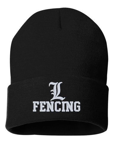 Lakeland Fencing Black Performance® Tech Quarter-Zip Sweatshirt - 99800 w/ White Left Chest Design