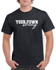 your town strong customizable graphic design shirt