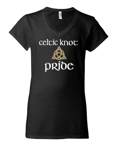 Celtic Knot Black JERZEES - NuBlend® Crewneck Sweatshirt - 562MR w/ Full Color Flag Design on Front