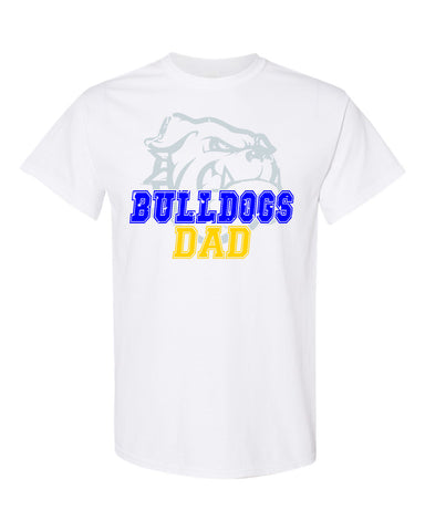 Butler Bulldogs Royal Blue 100% Cotton Tee w/ Bulldogs Repeat w/ Dog Design