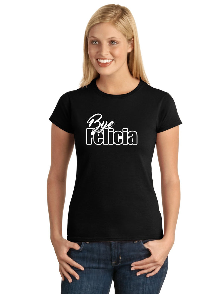 bye felicia graphic transfer design shirt