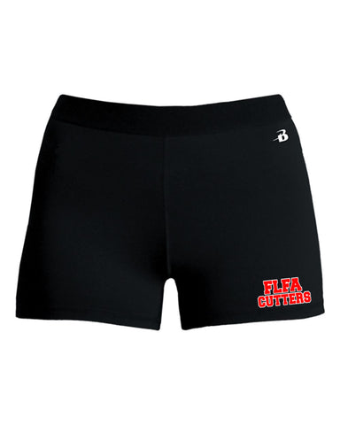 FLFA Black JERZEES - NuBlend® Open Bottom Sweatpants with Pockets - 974MPR w/ Cutters Down Left Leg