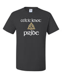 celtic knot charcoal jerzees - dri-power® 50/50 t-shirt - 29mr w/ full color celtic pride design on front