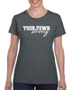 your town strong customizable graphic design shirt