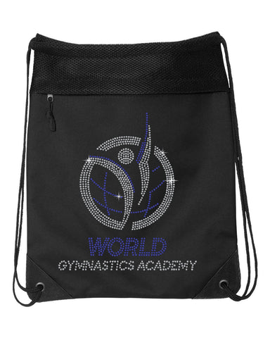 World Gymnastics JERZEES - NuBlend® Hooded Sweatshirt - 996MR w/ 2 Color Design on Front