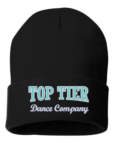 TOP TIER Dance Black JERZEES - Nublend® Billboard Hooded Sweatshirt - 98CR w/ Top Tier Dance Academy Logo on Front