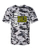 wanaque cheer camo short sleeve t-shirt - 4181 w/ cheer dad bow season design