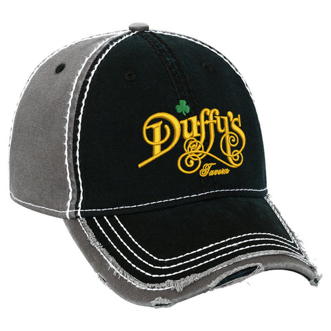 Duffy's Tavern Gildan - Heavy Cotton™ Long Sleeve T-Shirt  w/ Duffy's Logo V1 on Front