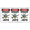danger beware of the jefe minis 2.25