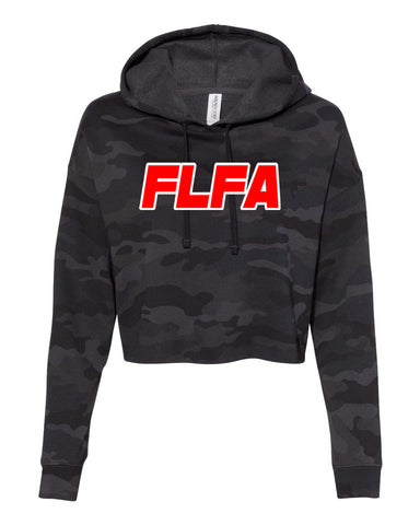 FLFA Black AS Ladies Hooded Low Key Pullover w/ Cutters DS Football Design on Front