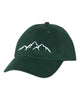 mountains unstructured baseball style cap