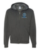 World Gymnastics JERZEES - NuBlend® Full-Zip Hooded Sweatshirt - 993MR w/ 2 Color Embroidered Design on Left Chest