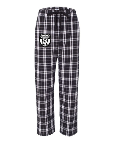 Wanaque Soccer Open Bottom Sweat Pants with Wanaque Soccer Logo on Front Left Hip