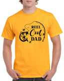 reel cool dad graphic design shirt