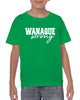 wanaque strong graphic design shirt