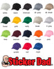 mountains unstructured baseball style cap