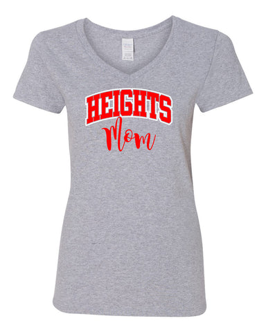 Heights Black Elastic Bottom Sweat Pants w/ Heights Small Varsity H logo on Left Hip.