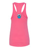 skyline lakes next level - women's ideal racerback tank - 1533 w/ shield logo on back & slpoa logo on front