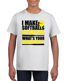 i make softballs disappear graphic transfer design shirt
