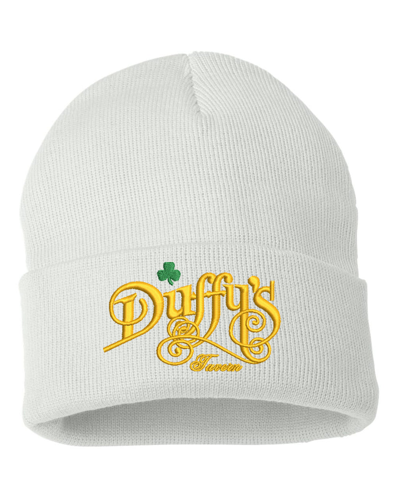 Duffy's Tavern Sportsman - Solid 12" Cuffed Beanie - w/ Logo 1 Embroidered on Front.