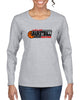 lakeland basketball mom sport gray heavy blend shirt w/ v1 lakeland basketball mom on front.