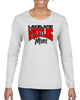 lakeland wrestling heavy blend shirt w/ lakeland wrestling mom logo on front.