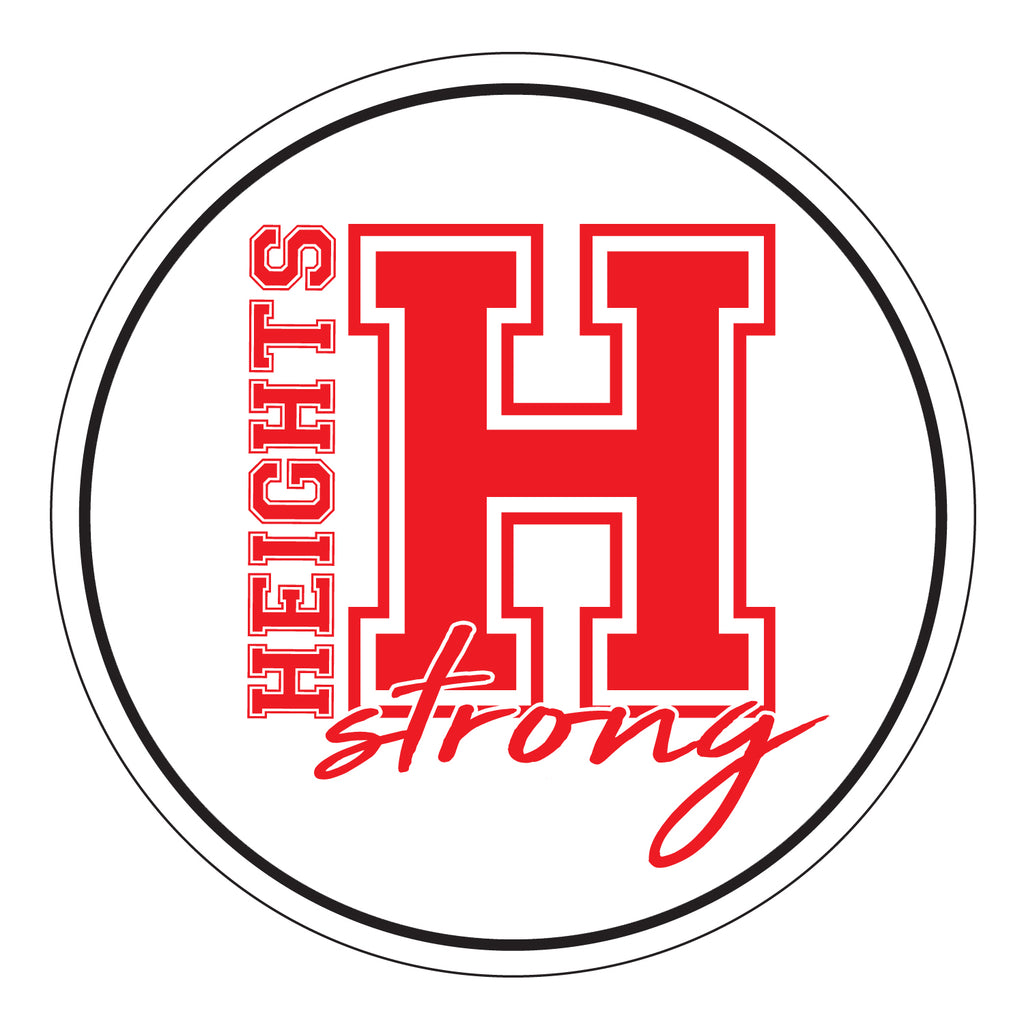 heights strong design -  5.5" round magnet