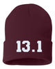 13.1 embroidered cuffed beanie hat