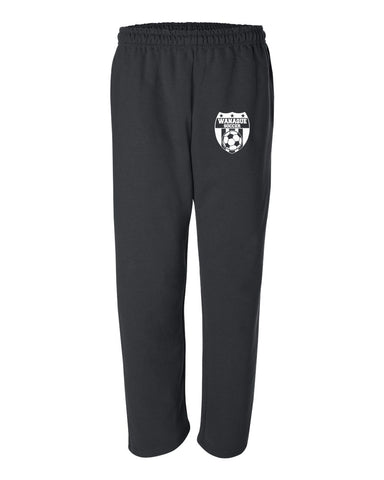 Wanaque Soccer Pro Mesh Black Training Shorts with Wanaque Soccer Logo on Front of Left Leg