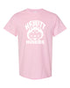 Hewitt Huskies PINK Short Sleeve Tee w/ Logo Design 1 on Front