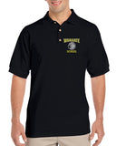 wanaque school black short sleeve polo sport shirt w/ wanaque school 