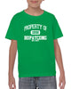 hopatcong short sleeve tee w/ property of hopatcong logo graphic design shirt