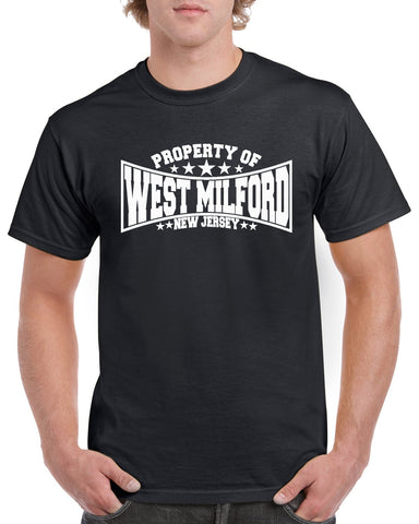 West Milford Highlanders Stoked Tonal Hoodie w/ Large WM Logo on Front.