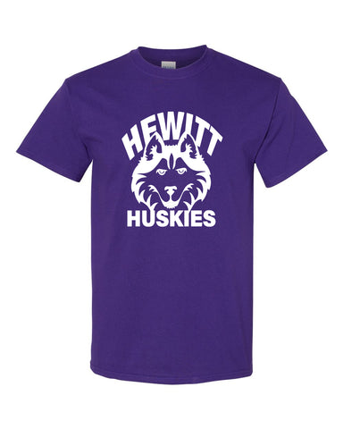 Hewitt Huskies Red Short Sleeve Tee w/ Proud Parent on Front