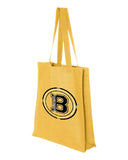 bloomingdale pta gold q-tees - 14l tote bag - q125300 w/ bloom b logo on front