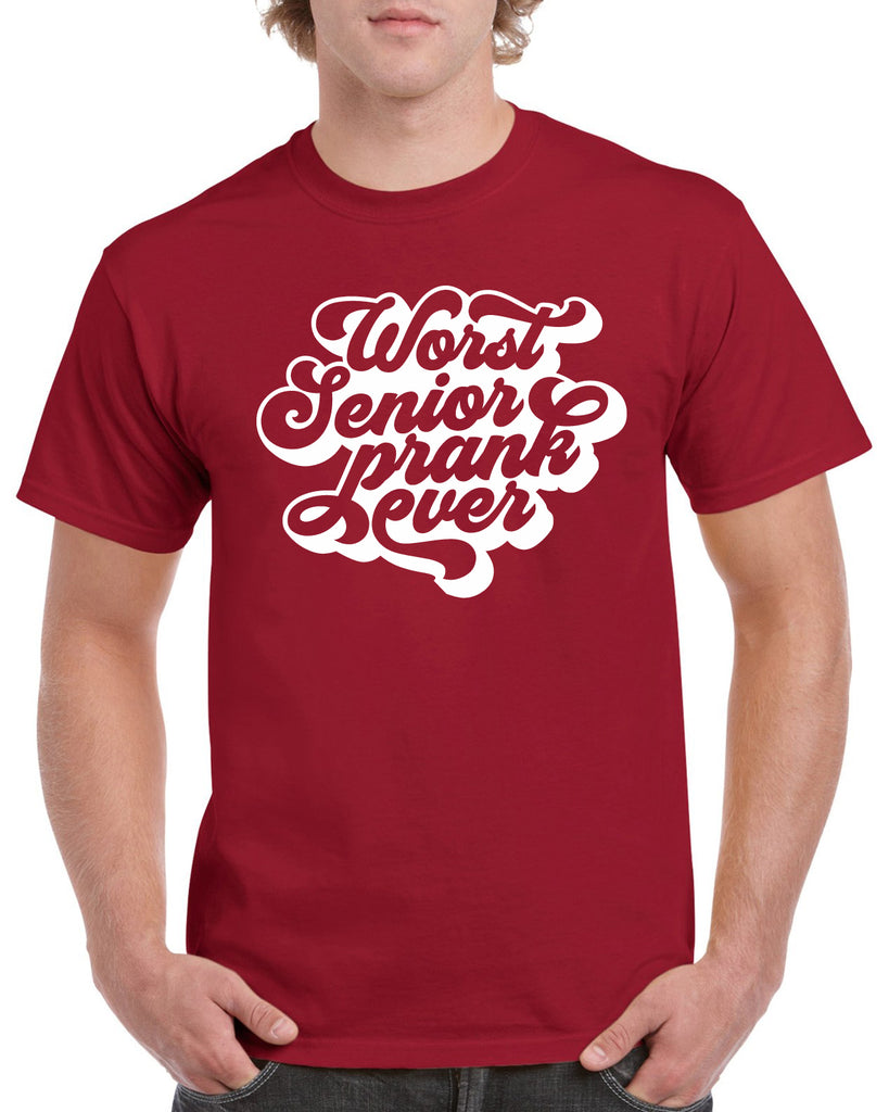 worst senior prank ever funny graphic design shirt