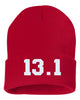 13.1 embroidered cuffed beanie hat