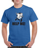 help me tp funny graphic design shirt