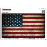 rustic american flag 959 full color 5 inch printed vinyl decal window sticker