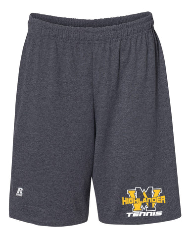 West Milford Tennis Charcoal Short Sleeve Tee w/ WM Tennis on Front.