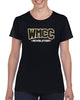 wmcc team tee - black short sleeve tee w/ wmcc logo in 3 color glitter on front.