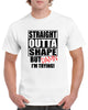 straight outta shape funny graphic design shirt