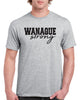 wanaque strong graphic design shirt