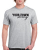 your town strong customizable graphic design shirt