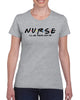 nurse i'll be there for you graphic design shirt