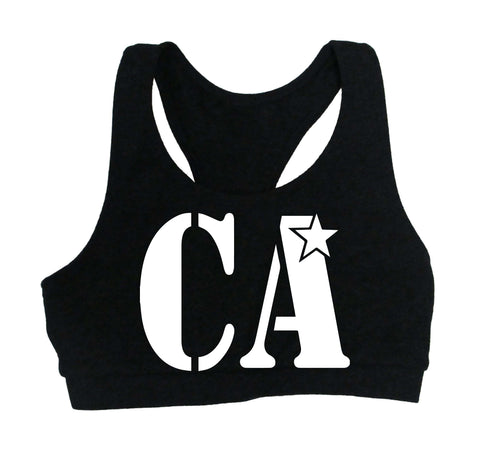 Cheer Army Black B-Core Racerback Tank Top - 4166 w/ White ARMY Logo on Front.